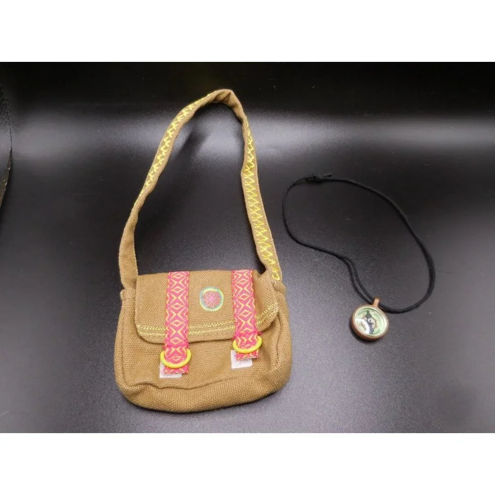 American Girl Doll Lea Clark Book Bag &‎ Compass